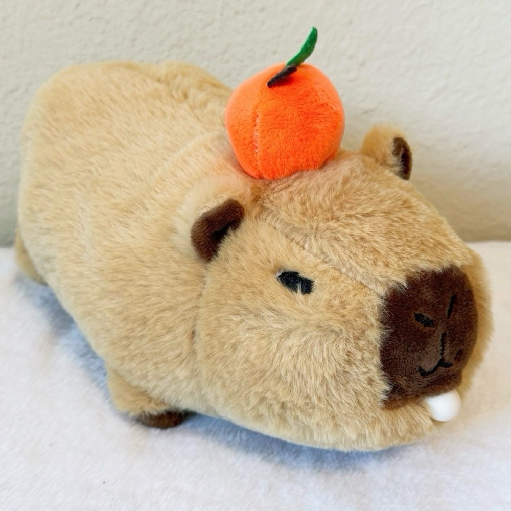 Capybara Plush Snooze Blow Squeak Bubbles 30 cm